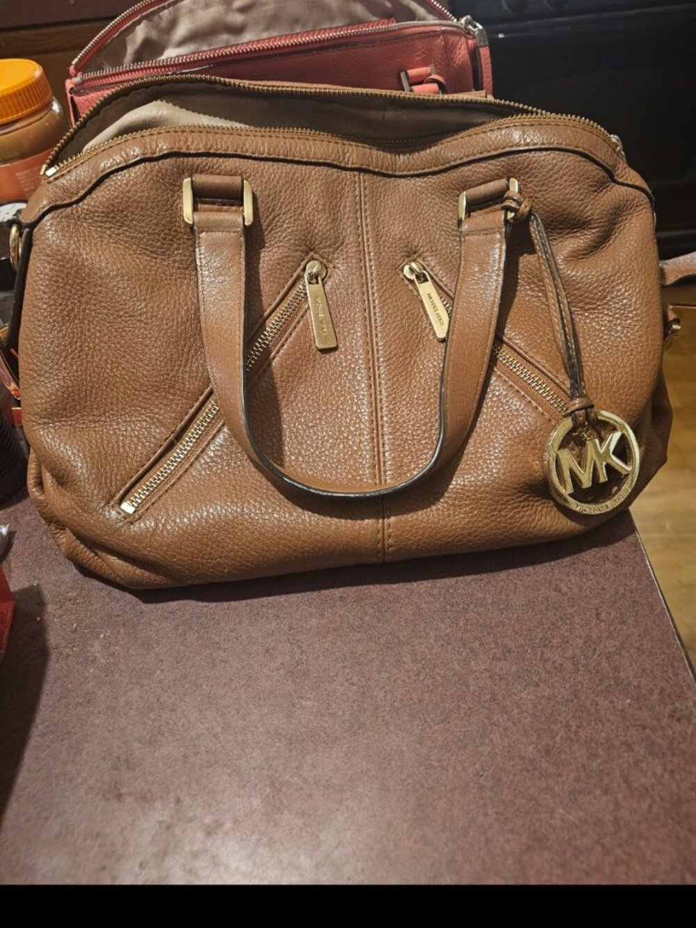 Michael kors brown satchel